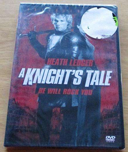 A KNIGHT'S TALE Heath Ledger DVD [BBOX 9]