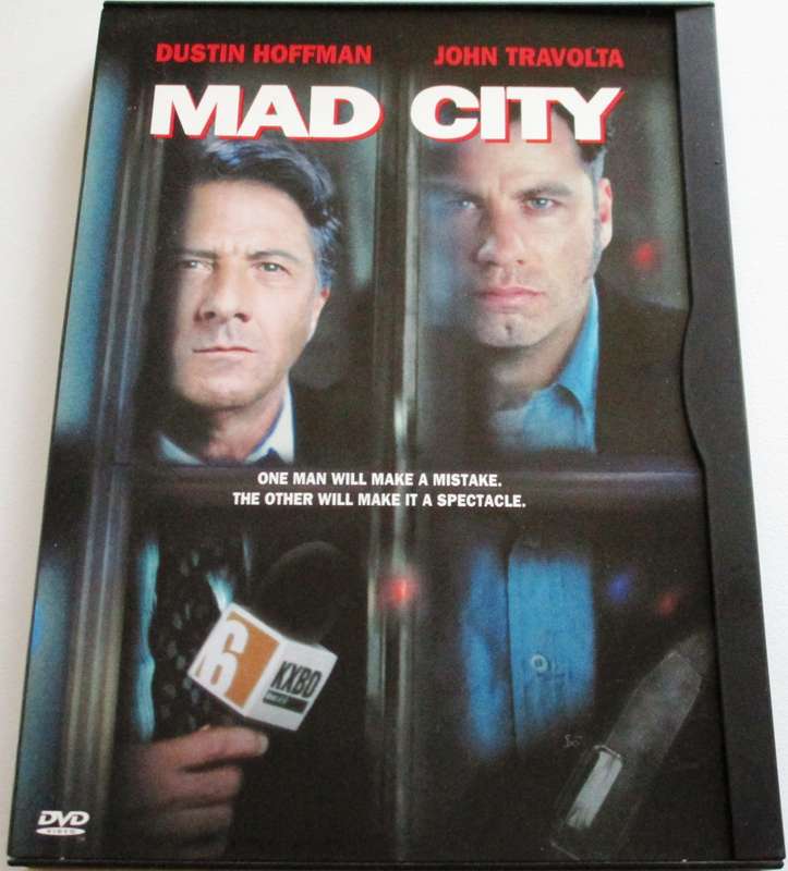 MAD CITY Dustin Hoffman John Travolta DVD [BBOX 3]
