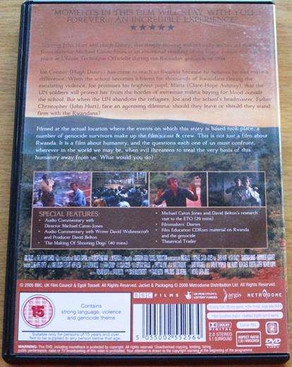 SHOOTING DOGS John Hurt Hugh Dancy  [BBOX 2] Region 2