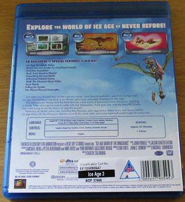 ICE AGE 3 Dawn of the Dinosaurs BLU RAY [BLU RAY SHELF]
