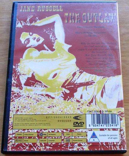 THE OUTLAW Jane Russell DVD [BBOX 2]