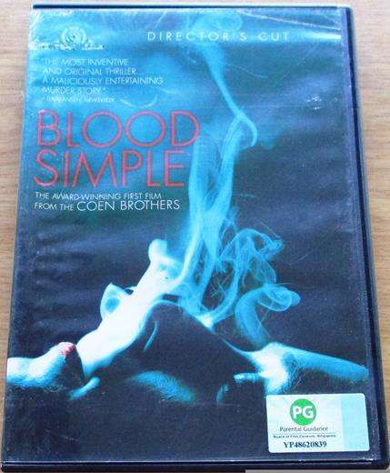 BLOOD SIMPLE Director's Cut DVD [BBOX 2] Region 1