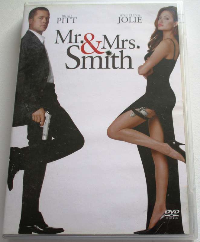 MR. &MRS. SMITH Brad Pitt Angelina Jolie DVD [BBOX 6]