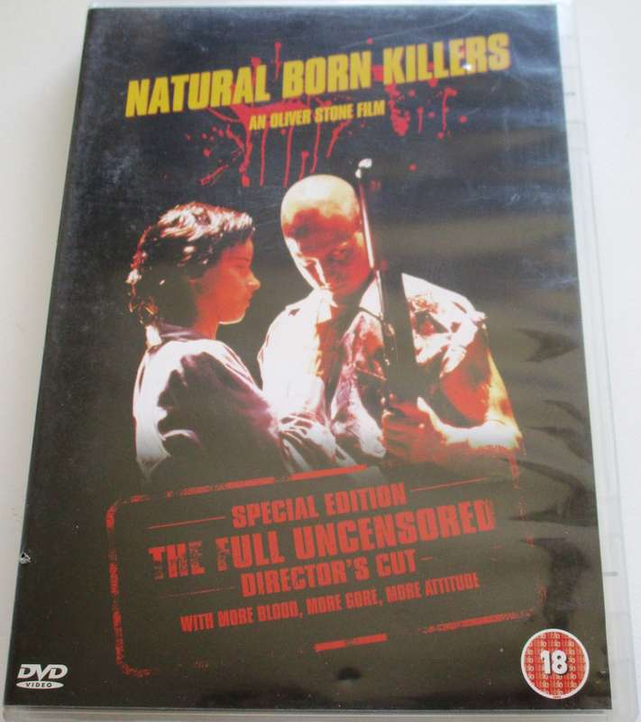 NATURAL BORN KILLERS Special edition The Full Uncensored Director's Cut DVD [BBOX 12]