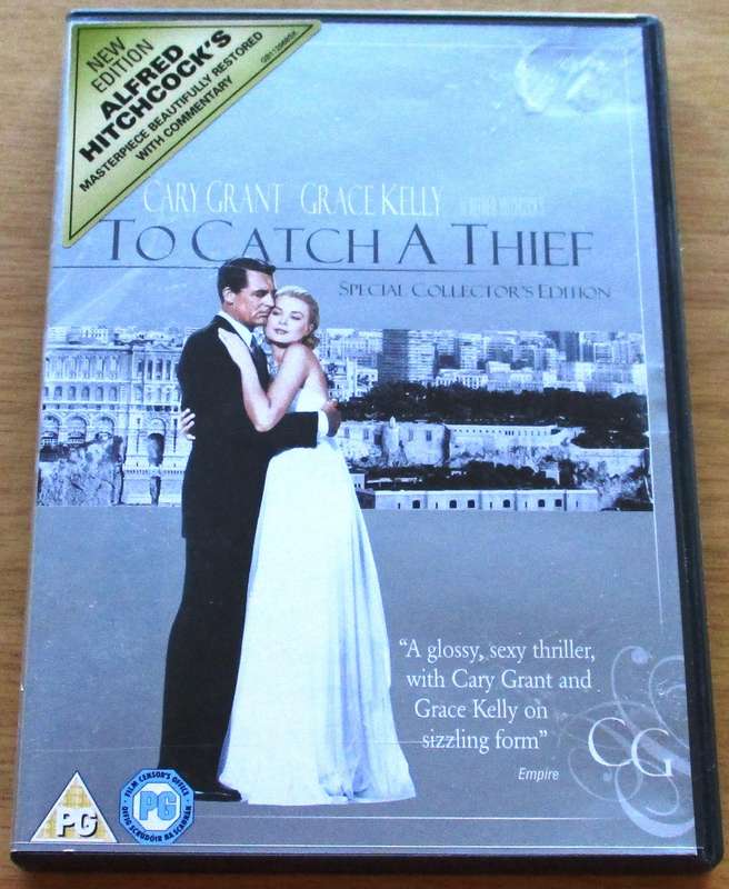 TO CATCH A THIEF Cary Grant Grace Kelly DVD [BBOX 6] Region 2