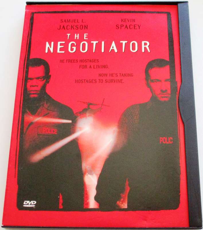 THE NEGOTIATOR Samuel L Jackson Kevin Spacey DVD [BBOX 13]