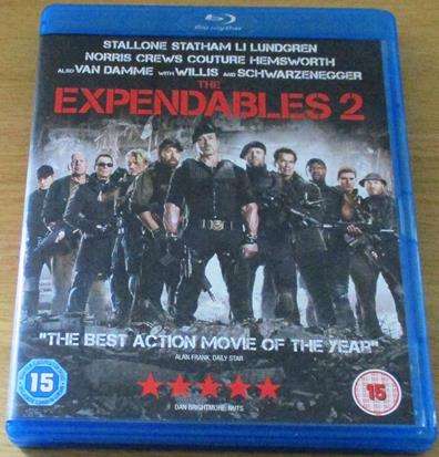 THE EXPENDABLES 2 BLU RAY [BLU RAY SHELF]