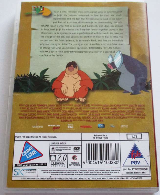 NOAH'S ARK DVD [BBOX 13]