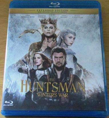THE HUNTSMAN Winter's War Extended Edition BLU RAY Chris Hemsworth [BLU RAY SHELF]