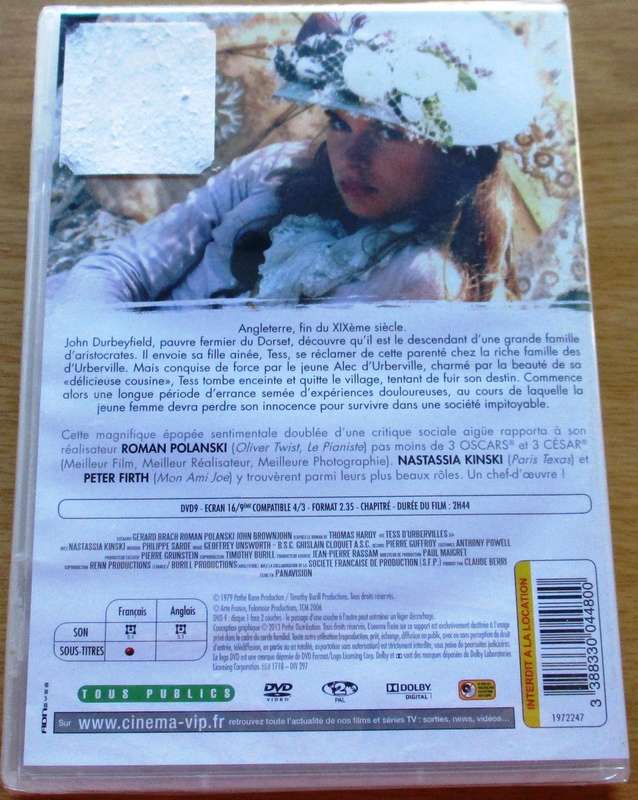TESS Natassia Kinski DVD [BBOX 5] Region 2