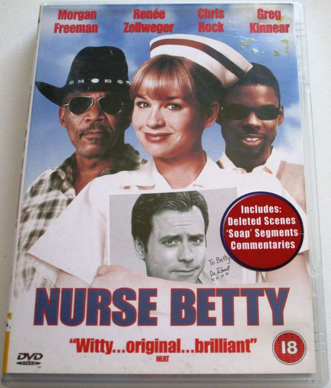 NURSE BETTY Morgan Freeman DVD [BBOX 13]