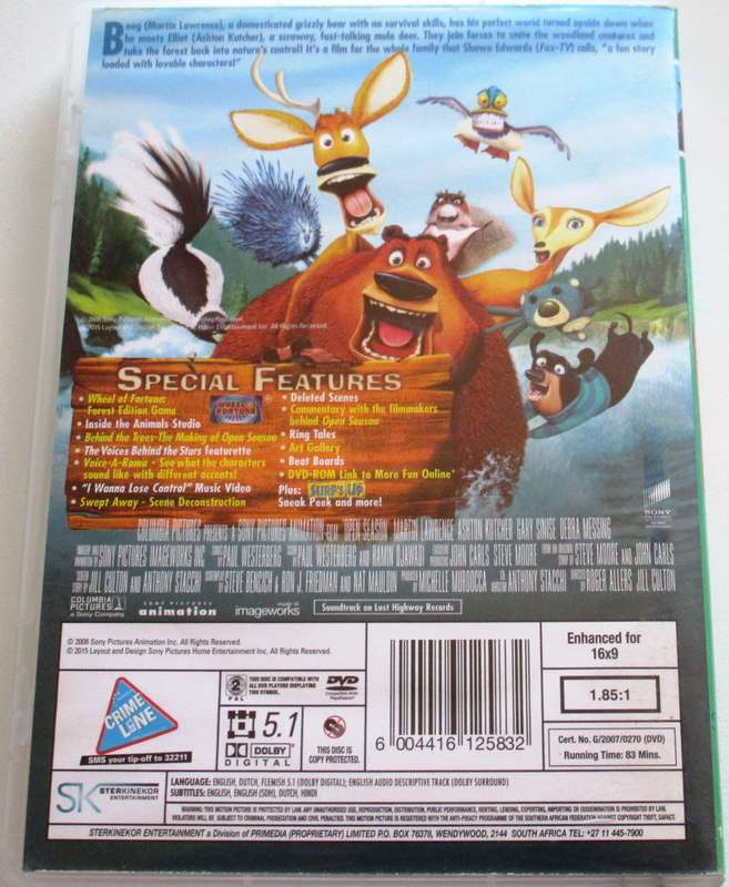 OPEN SEASON DVD [BBOX 12]