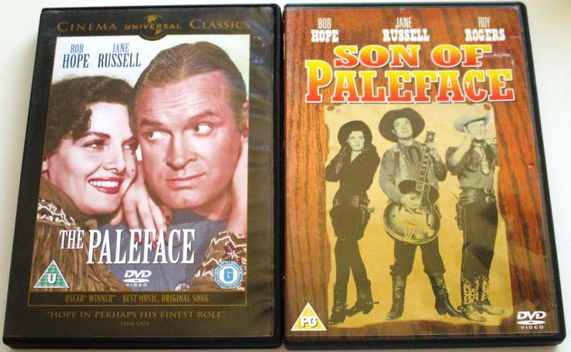 PALEFACE + SON OF PALEFACE Bob Hope DVD [BBOX 12]