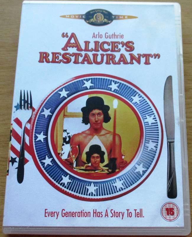 ALICE'S RESTAURANT Arlo Guthrie DVD [BBOX 6] Region 2