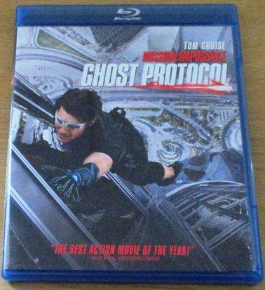 MISSION IMPOSSIBLE Ghost Protocol BLU RAY Tom Cruise [BLU RAY SHELF]