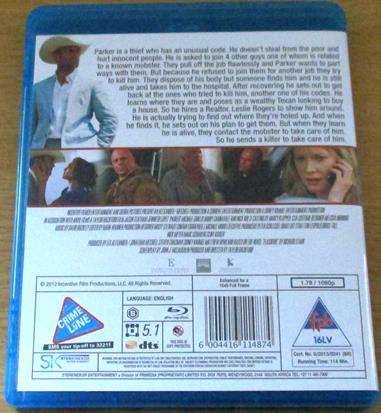 PARKER BLU RAY Jason Statham [BLU RAY SHELF]