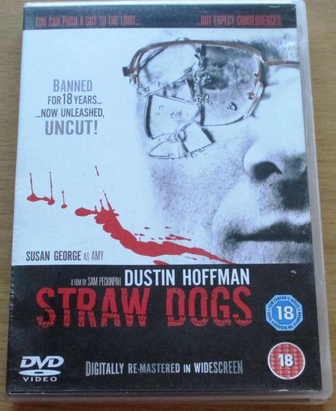 STRAW DOGS Dustin Hoffman DVD [BBOX 6] Region Free
