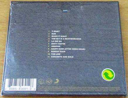 FOO FIGHTERS Concrete and Gold CD