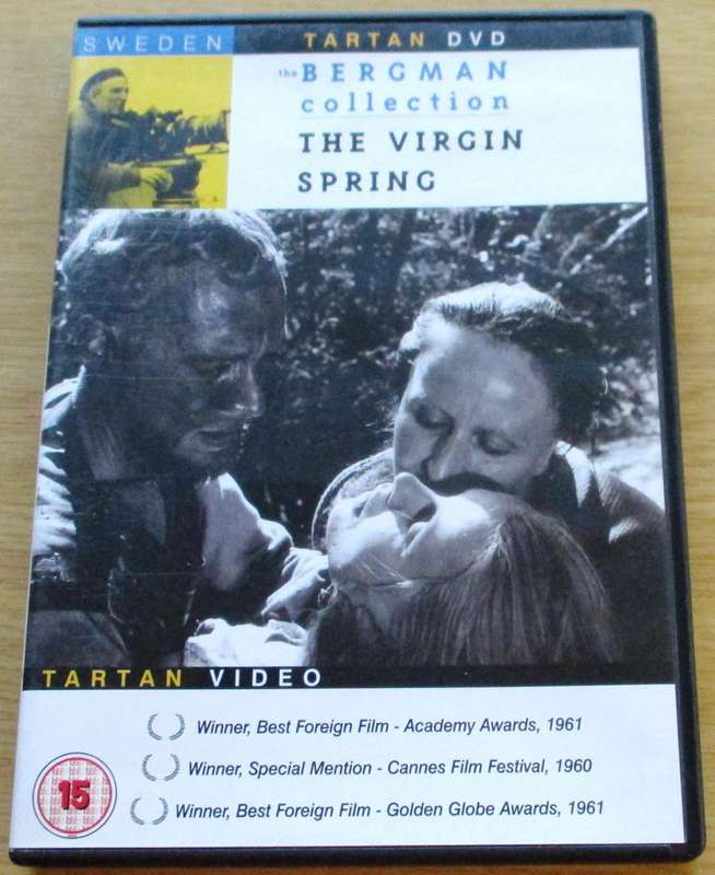 THE BERGMAN COLELCTION THE VIRGIN SPRING DVD [BBOX 7] Region free