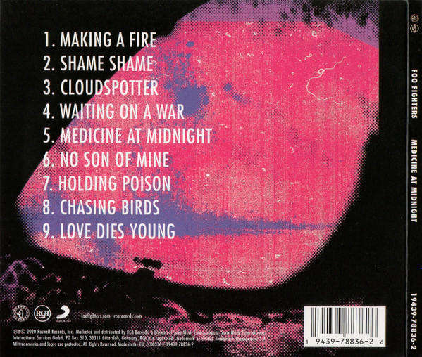 FOO FIGHTERS Medicine at Midnight CD