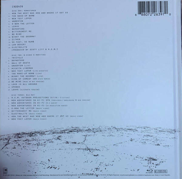 R.E.M. New Adventures In Hi-Fi 25th Anniversary 2xCD + BLU RAY