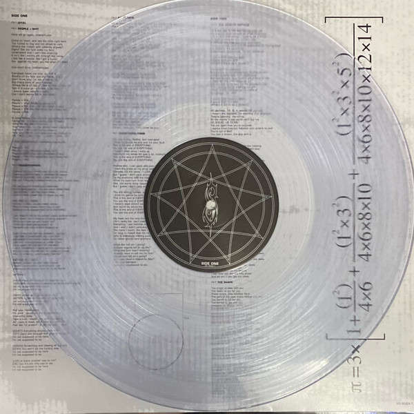 SLIPKNOT Iowa Ltd Edition CLEAR LP VINYL RECORD