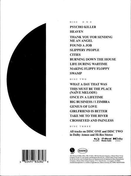 TALKING HEADS Stop Making Sense 2xCD+BLU RAY