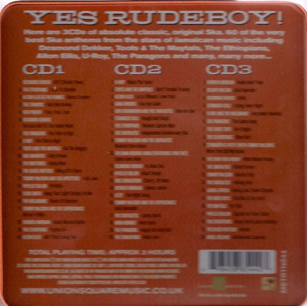 Various SKA ANTHEMS 3xCD METAL BOX SET