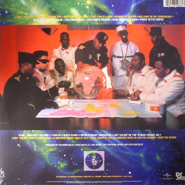 PUBLIC ENEMY Fear of a Black Planet LP VINYL Record