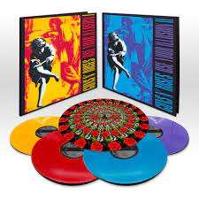GUNS N ROSES Use Your Illusion I & II 4xLP BOX SET # 4454