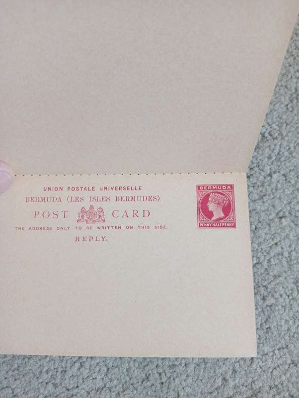 VERY FINE EARLY QV UNUSED CARDS CAYMAN ISL-BERMUDA ETC -SEE BELOW
