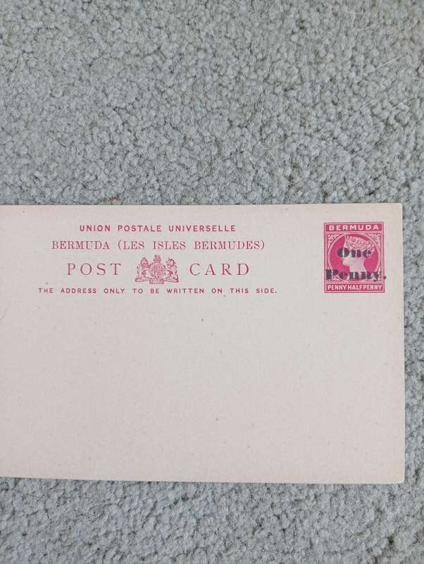VERY FINE EARLY QV UNUSED CARDS CAYMAN ISL-BERMUDA ETC -SEE BELOW