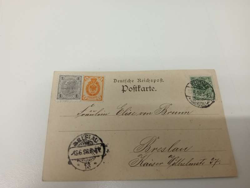 GERMANY-1873-SCARCE POST CARD-SEE BELOW