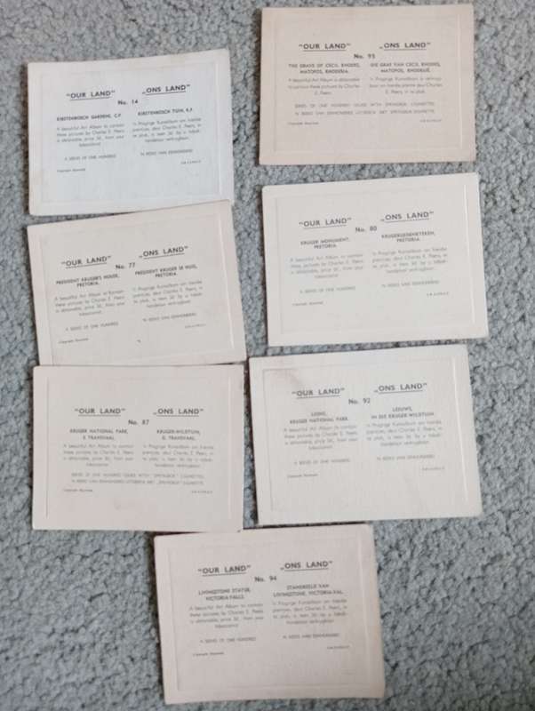 A LOVELY BATCH OF CIGARETTE CARDS-NOT MY FIELD  !!!!!