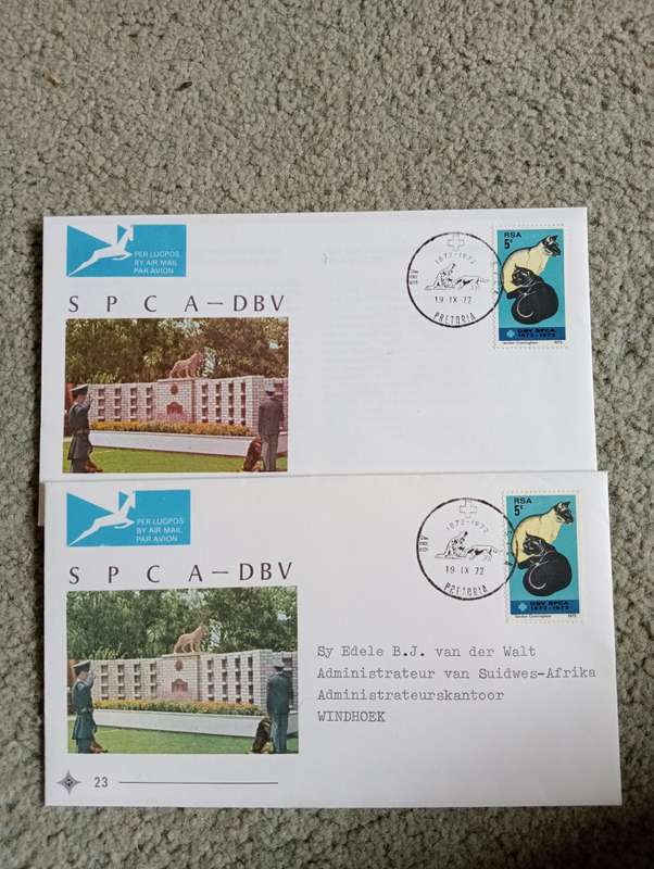 RSA-SOME SCARCE OFFICIAL FDC WITH VARIETIES ETC-SEE THEM ALL ON AUCTION TODAY !!!!!!! READ BELOW