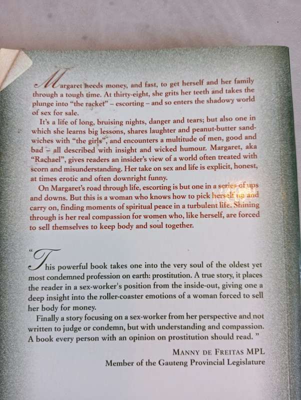 SIGNED BOOKS ON AUCTION  SOME SCARCE !!   READ BELOW  " XX RATED BOOK-PROSTITUTION AND THE LIFE..  "