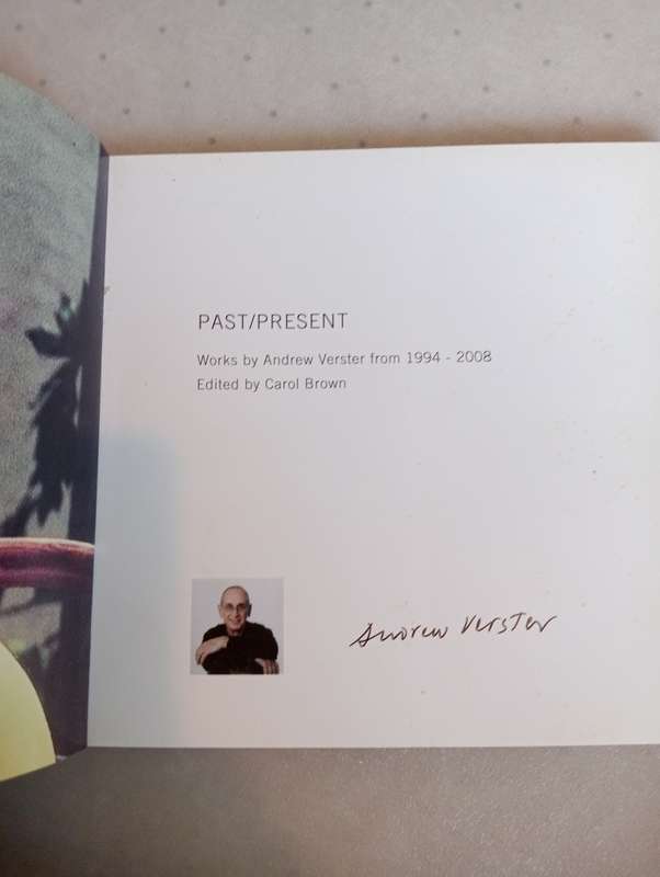 SIGNED BOOKS ON AUCTION TODAY-SOME VERY SCARCE " IMPORTANT ARTIST,ANDREW VERSTER-SIGNED COPY !!    "
