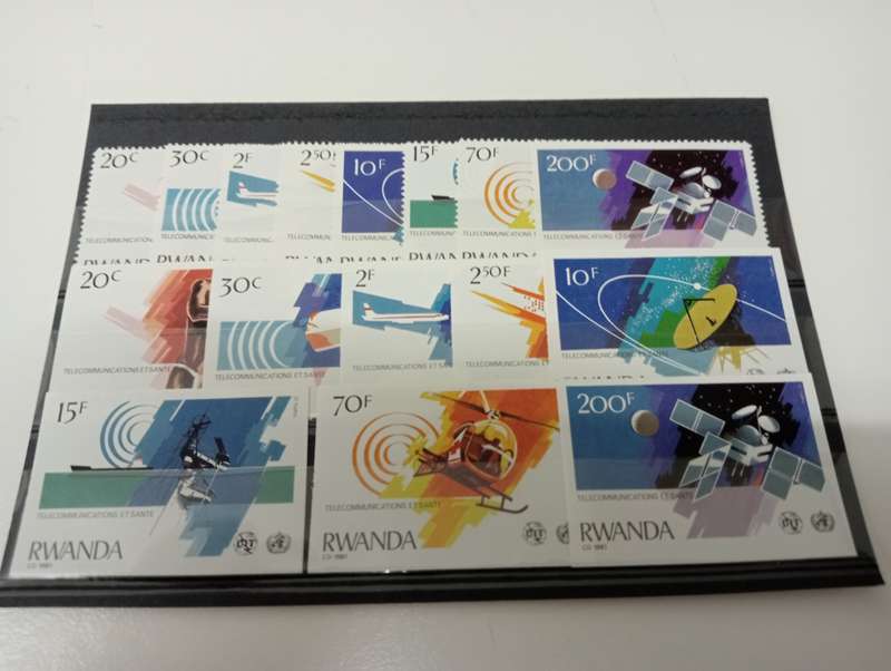 RWANDA-  SCARCE SETS/MINI SHEETS,SOME WITH IMPERF ISSUES-THESE ARE NOT EASY !!