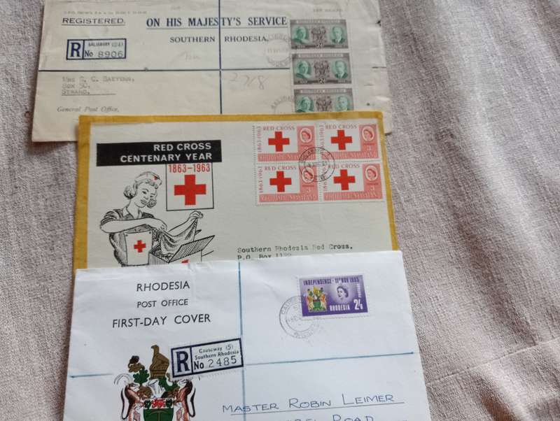3  X  RHODESIAS FDC