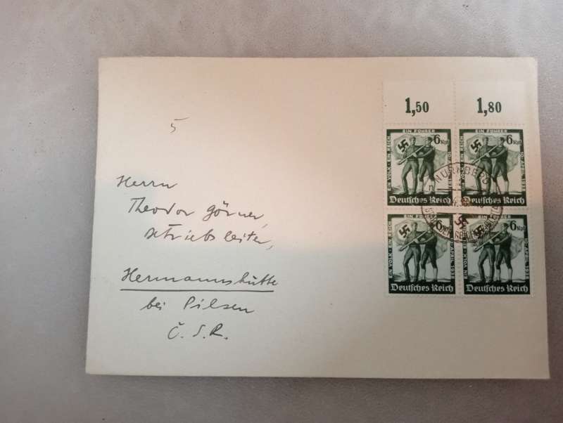 GERMAN WAR MAIL VERY SCARCE,MILITARY CIVIL,INFLATION.  SEE OTHER ON AUCTION !!!! NUREMBERG CACHET !!