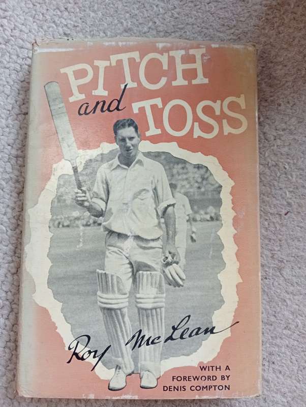 SIGNED BOOKS ON AUCTION TODAY- " VERY SCARCE SIGNED CRICKET BOOK-SEE BELOW  !!!   "