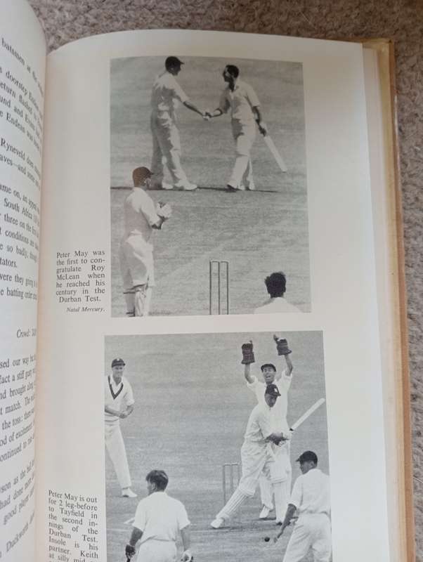 SIGNED BOOKS ON AUCTION TODAY- " VERY SCARCE SIGNED CRICKET BOOK-SEE BELOW  !!!   "