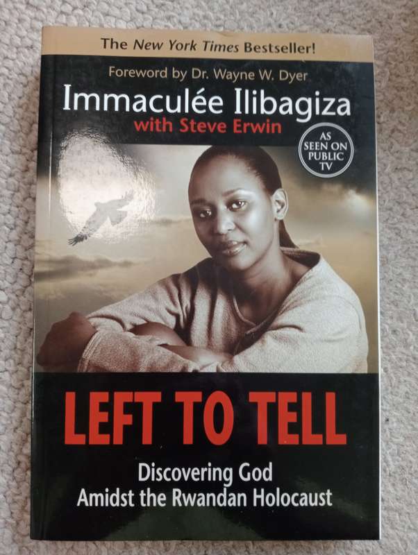 SIGNED BOOKS ON AUCTION TODAY- "LEFT TO TELL-MUST READ !! -SIGNED SEE BELOW  !!!   "