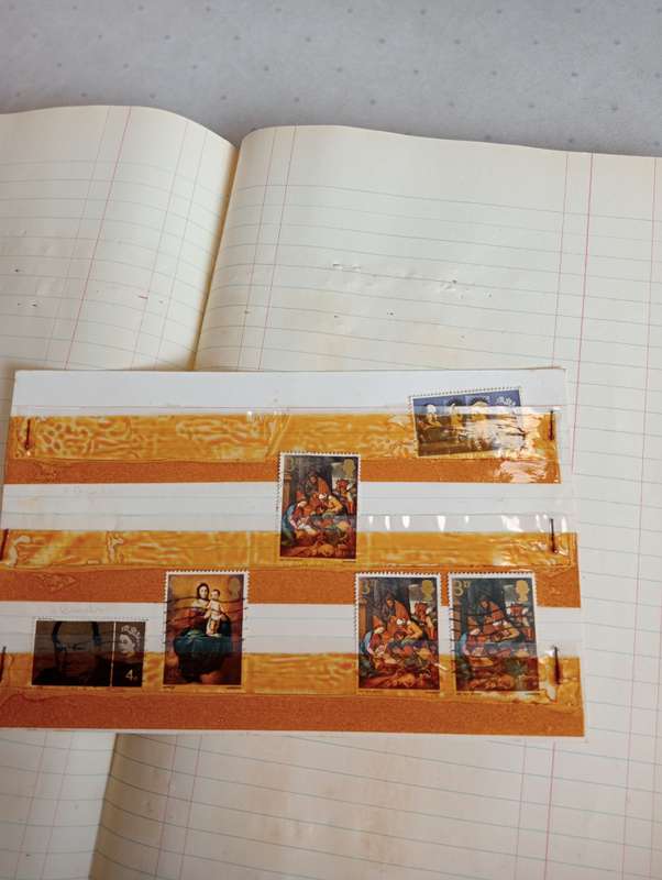 GB-SOME EARLIES ON CARDS ETC RESEARCH WILL PAY !!!! THE TAPE STRIPS HAS NOT AFFECTED THE STAMPS