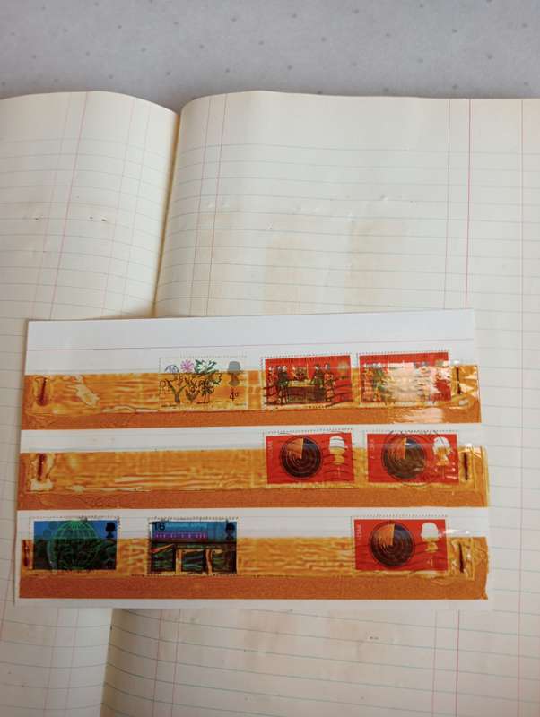 GB-SOME EARLIES ON CARDS ETC RESEARCH WILL PAY !!!! THE TAPE STRIPS HAS NOT AFFECTED THE STAMPS