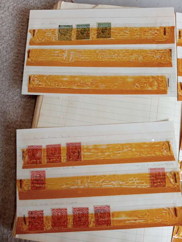 GB-SOME EARLIES ON CARDS ETC RESEARCH WILL PAY !!!! THE TAPE STRIPS HAS NOT AFFECTED THE STAMPS