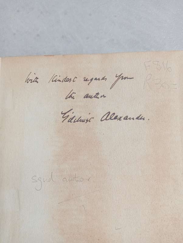 SIGNED BOOKS ON AUCTION TODAY- " A VERY SCARCE AFRICANA-HISTORY  !! SIGNED    "