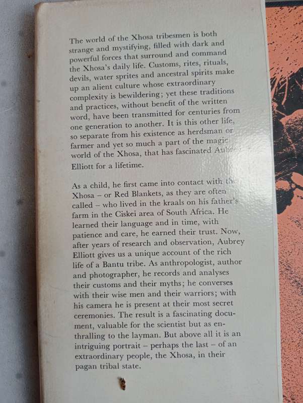 SIGNED BOOKS ON AUCTION TODAY- "   SCARCE HARD COVER COFFEE TABLE BOOK-XHOSA PEOPLE   "