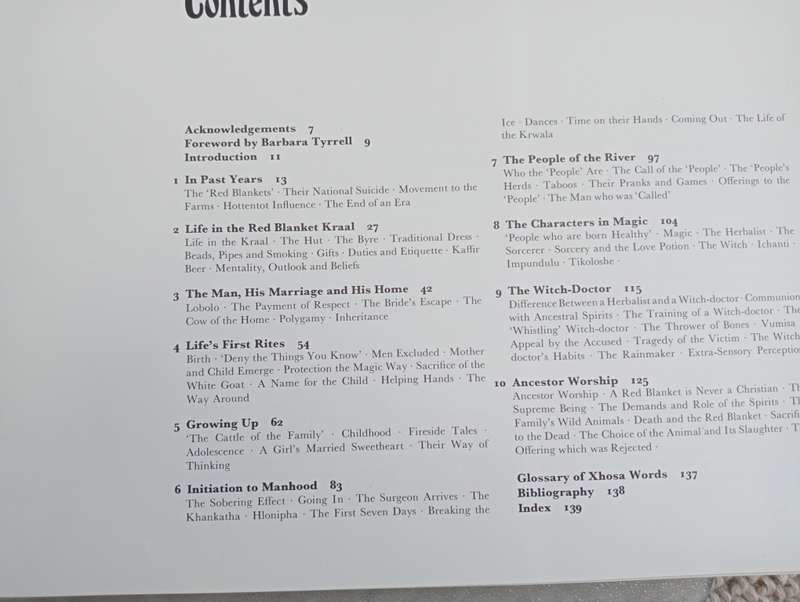 SIGNED BOOKS ON AUCTION TODAY- "   SCARCE HARD COVER COFFEE TABLE BOOK-XHOSA PEOPLE   "