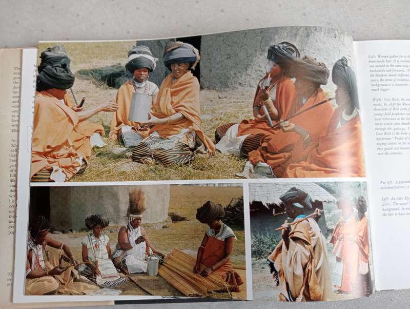 SIGNED BOOKS ON AUCTION TODAY- "   SCARCE HARD COVER COFFEE TABLE BOOK-XHOSA PEOPLE   "